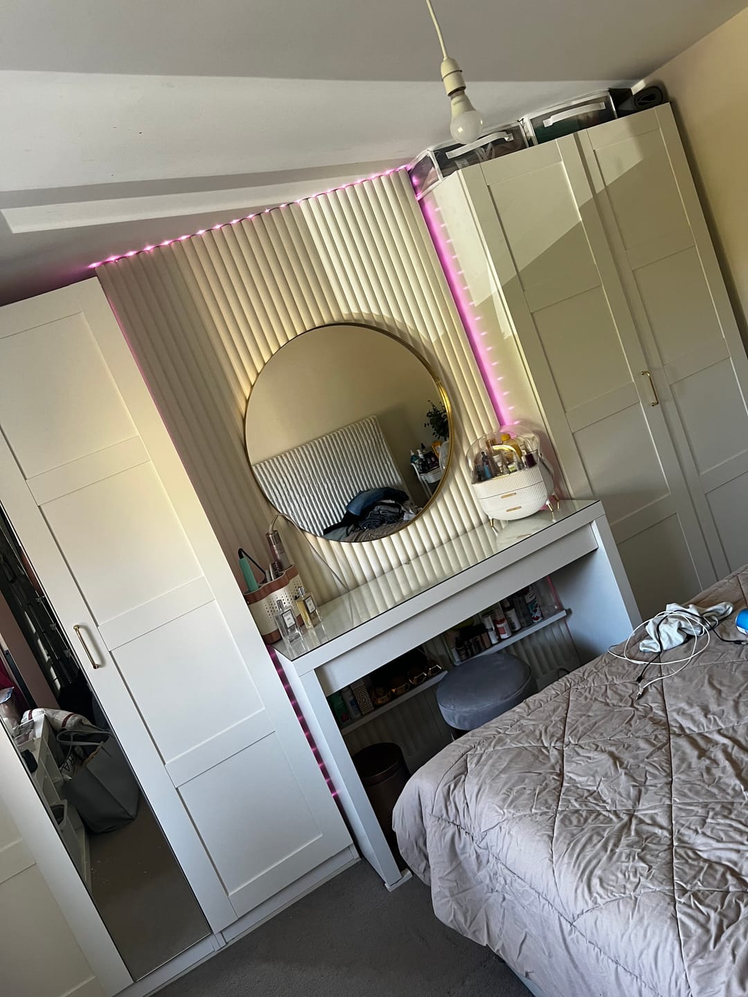 Customer photo review of Paintable MDF Wall Panel 240cm x 60cm