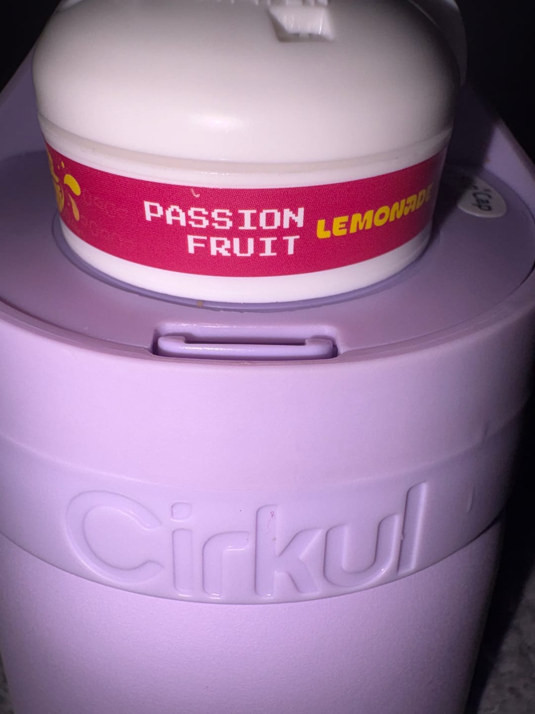 Customer photo review of Squeeze Passion Fruit Lemonade