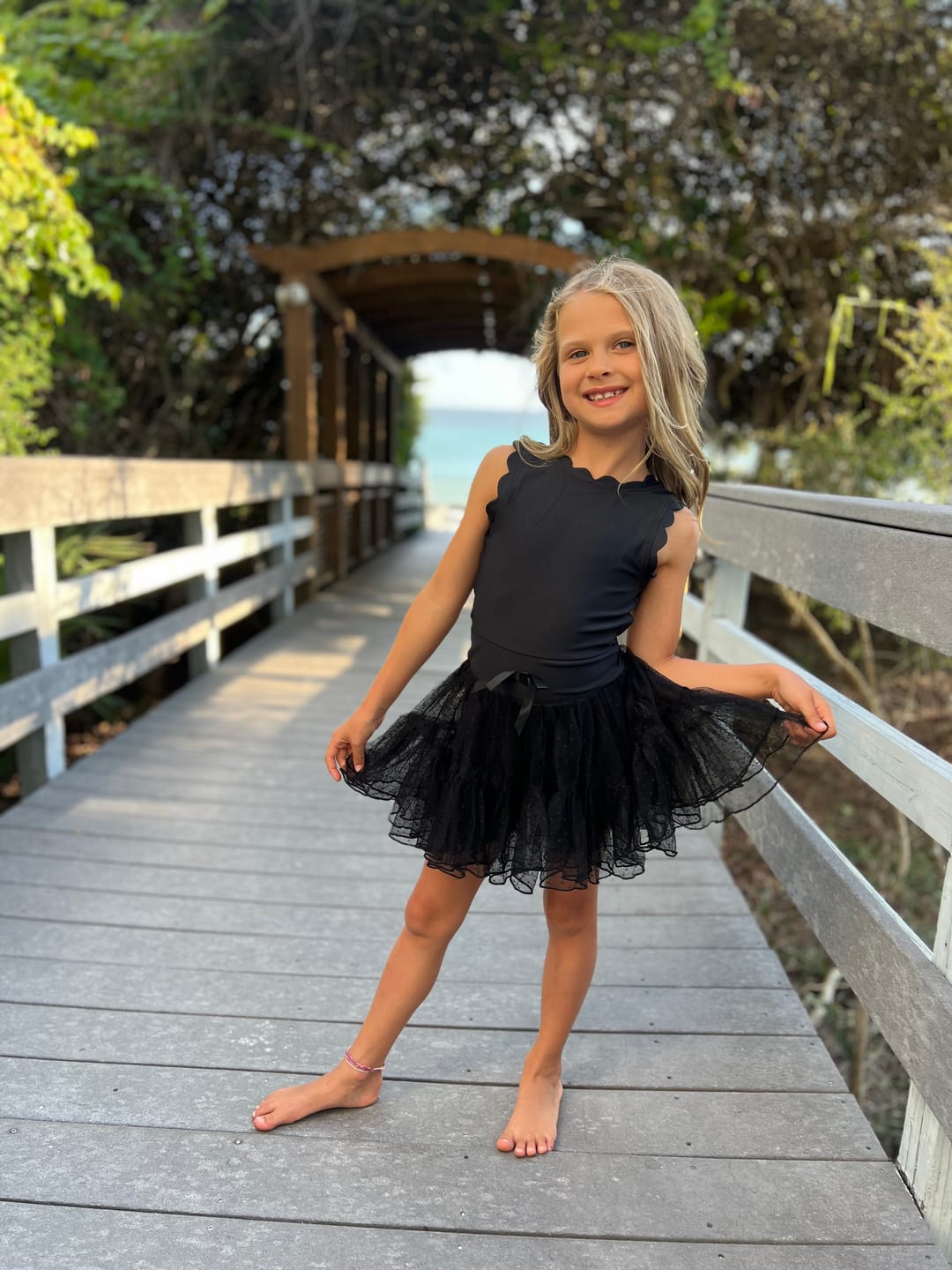 Customer photo review of Black Culver Athletic Dress