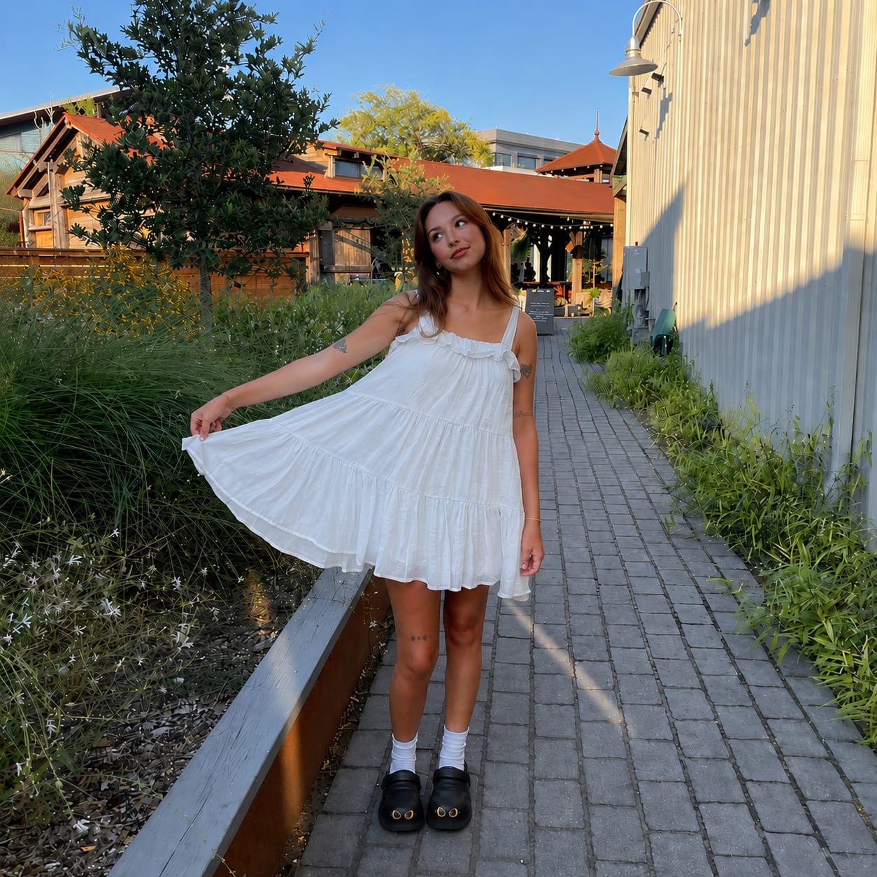 Customer photo review of Mimiu™ Ultra-Light Paw Print Clogs
