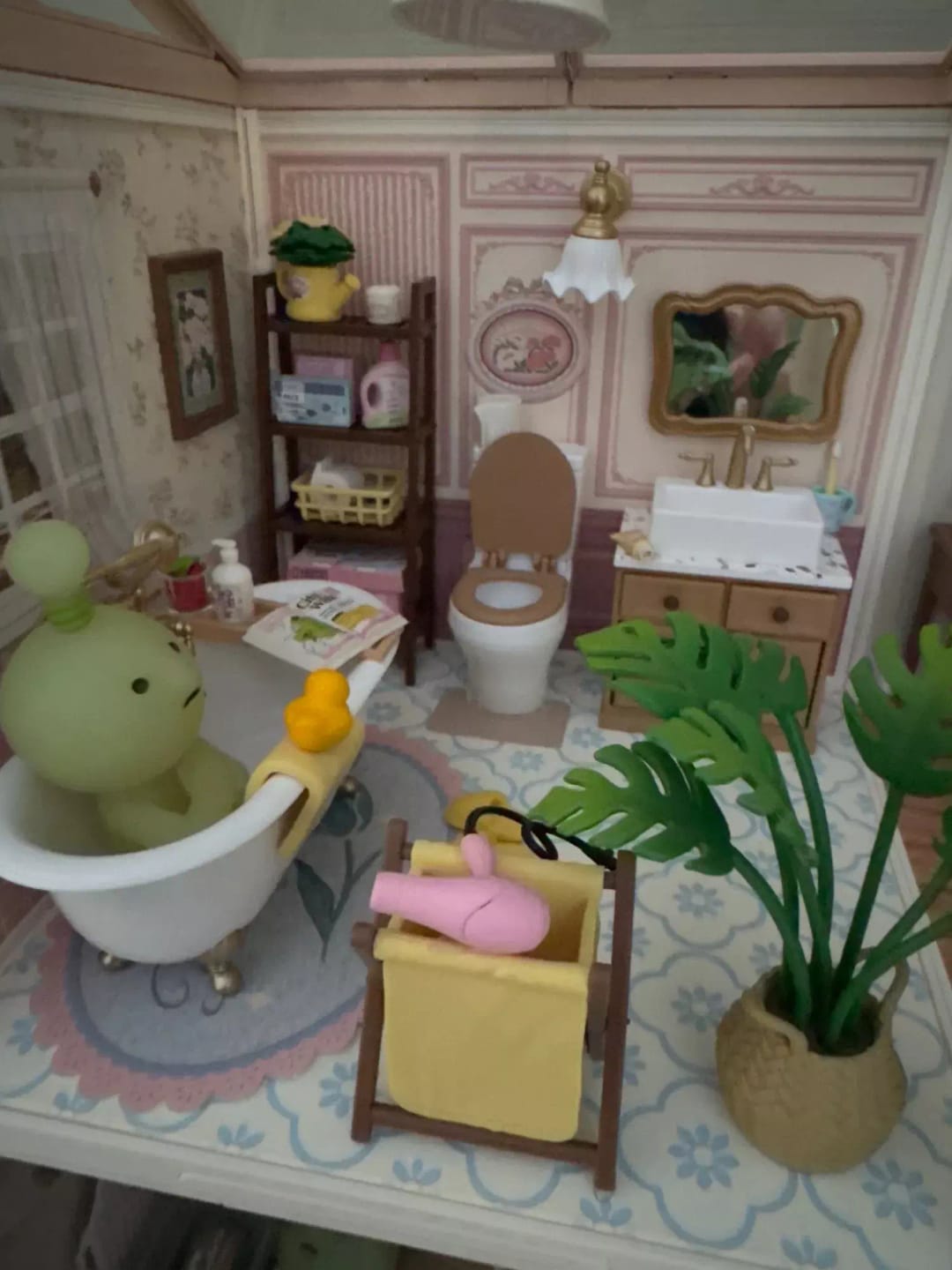 Customer photo review of Miniature Tea House – Rolife Blooming Tea Garden DW013B