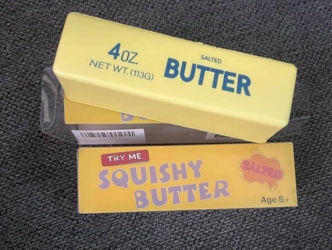 Customer photo review of Butter Squishy Toy, Slow Rising Stress Relief Squishie