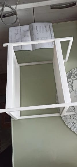 Customer photo review of 2-Tier Desktop Shelf Iron & PP Organizer for Makeup Countertop 30x17x30cm
