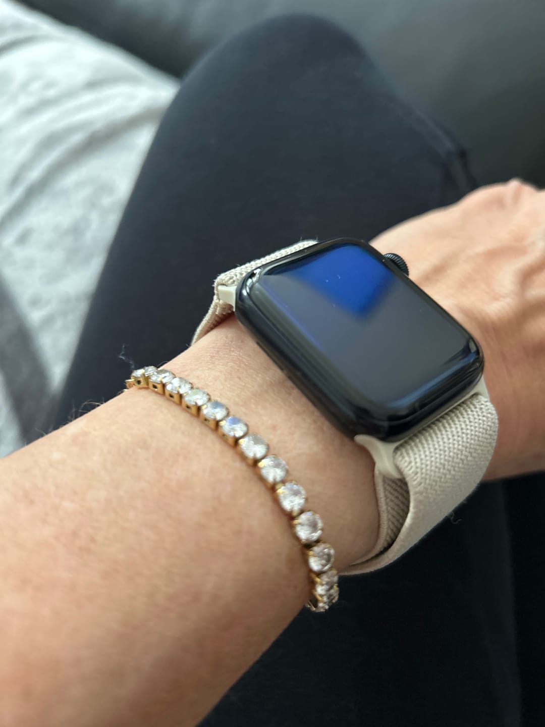 Customer photo review of Hi-Life Tennis Armband 14K Vergoldet