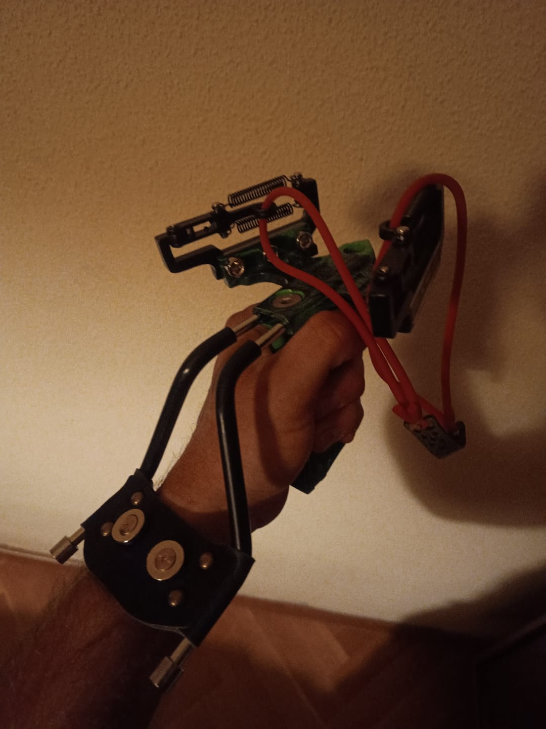 Customer photo review of Striker - Professional Hunting Slingshot With Wrist Rest