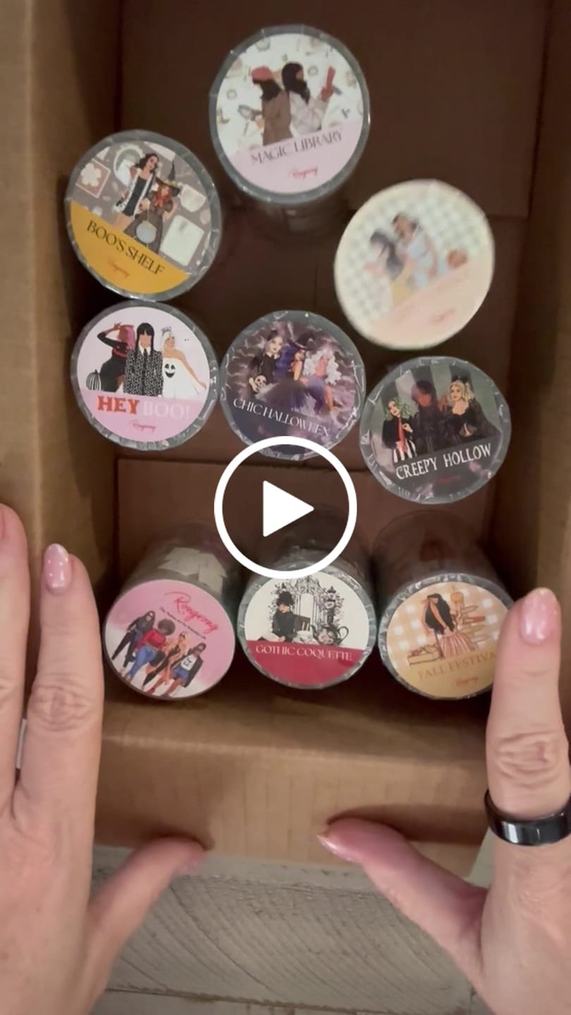 Customer video review of Cozy Cottage Pre-cut Washi Tape [3.O]