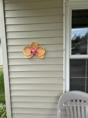 Customer photo review of Orchid Bloom Sculpture