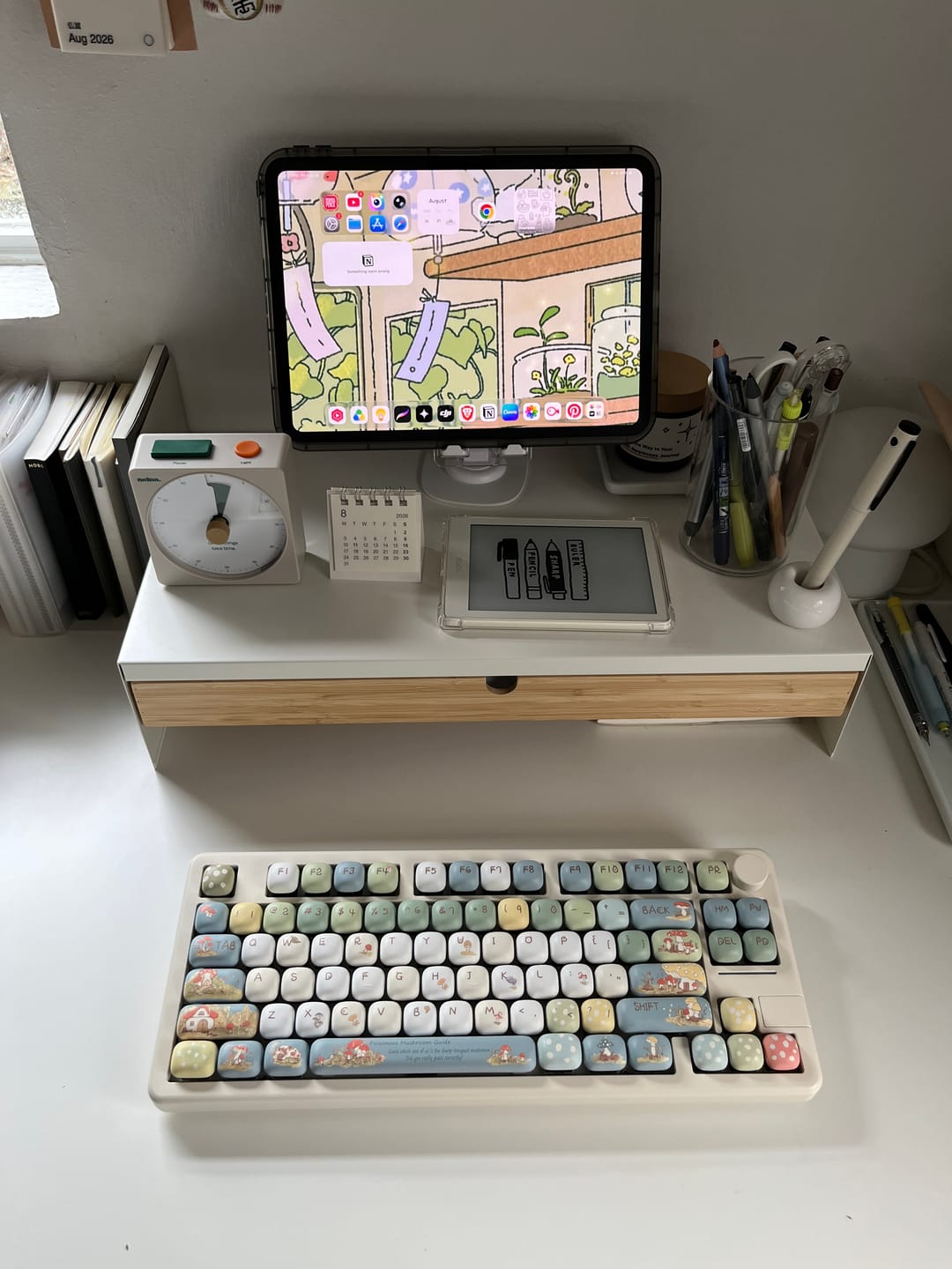 Customer photo review of KiiBOOM Little Shroom Pack Keycap Set