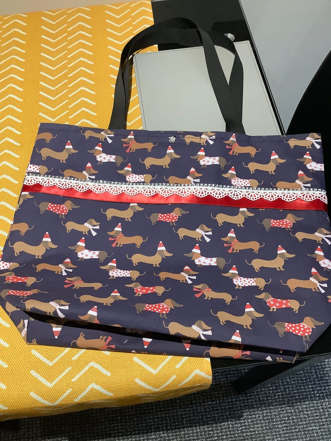 Customer photo review of Winter Dogs Polycotton Fabric