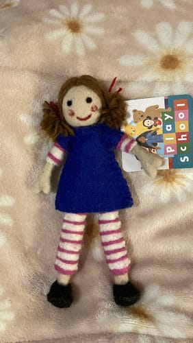 Customer photo review of ABC Play School - Felt Jemima Toy