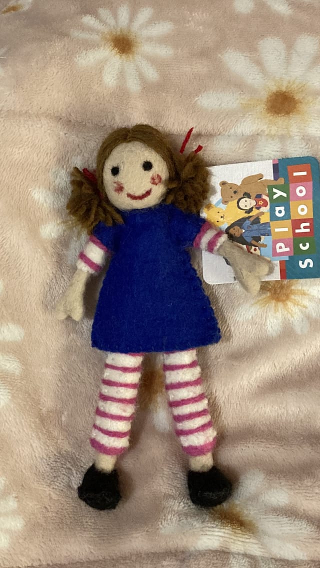 Customer photo review of ABC Play School - Felt Jemima Toy