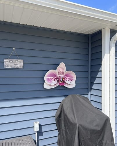 Customer photo review of Orchid Bloom Sculpture