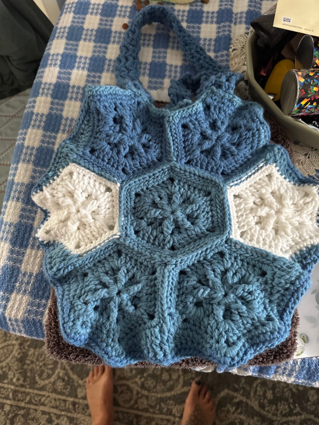 Customer photo review of Hooks & Needles Subscription Box