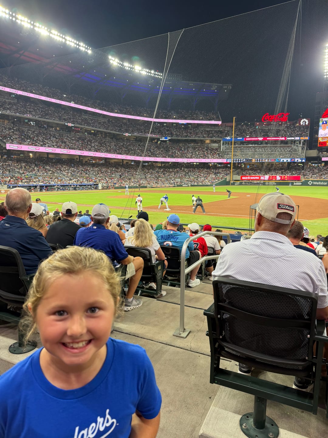 Customer photo review of LA Dodgers Chelsea Freeman Champ the Cat Tee Shirt
