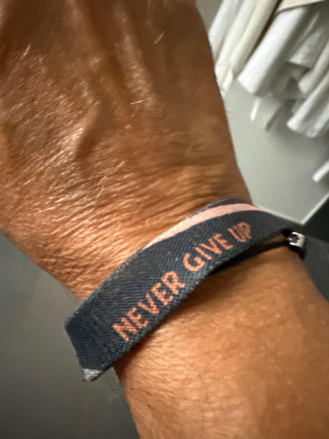 Customer photo review of I can. I will. - Elastisches Armband