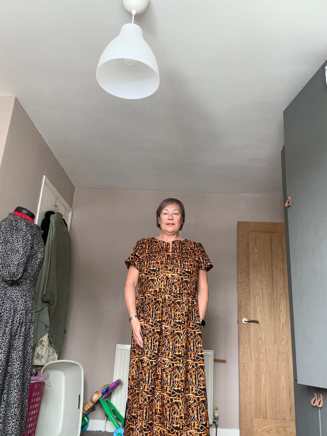 Customer photo review of Chains and Ropes Cotton Poplin Fabric