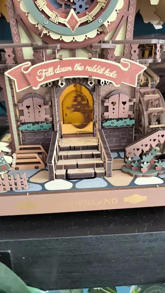 Customer photo review of Wooden Cuckoo Clock Kit – ROKR Mechanical Clock