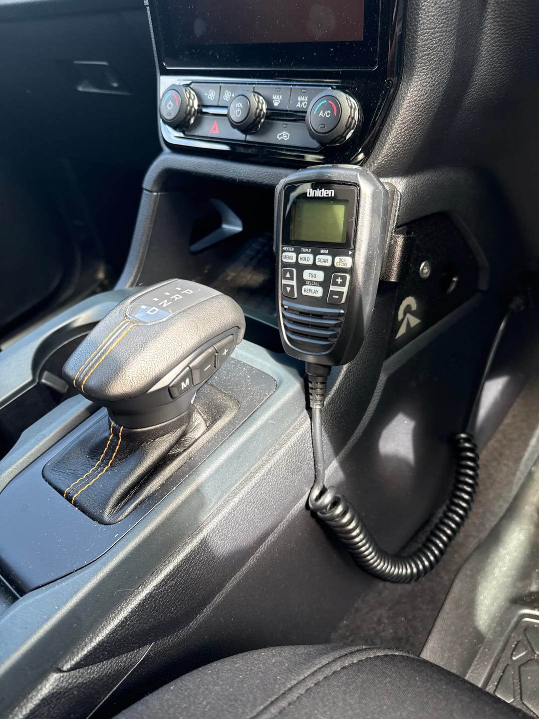 Customer photo review of UHF Handpiece Mount - Ford Ranger NextGen & Super Duty & Everest - Centre Console