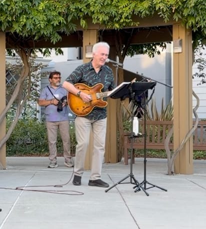 Customer photo review of Troubadour | Portable Music Stand