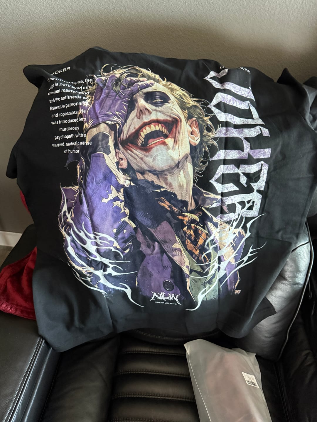 Customer photo review of JOK3R OVERSIZED TEE