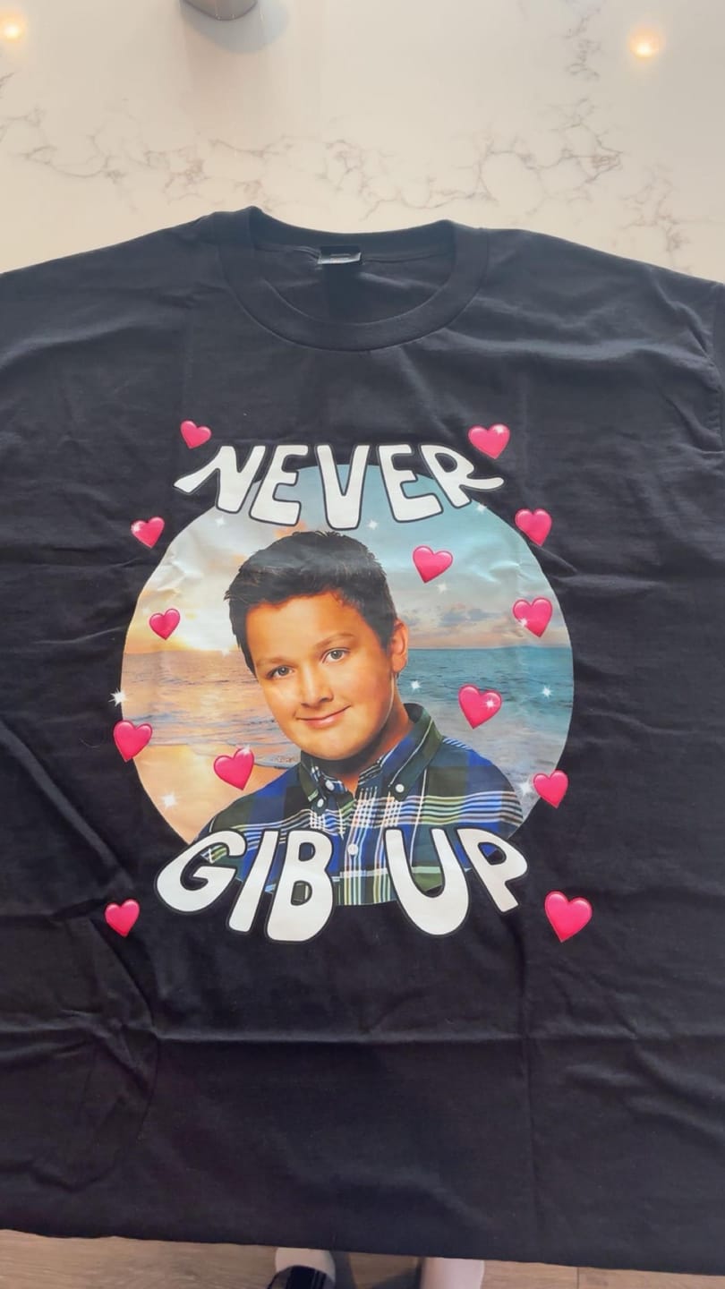 Customer photo review of Never Gib Up