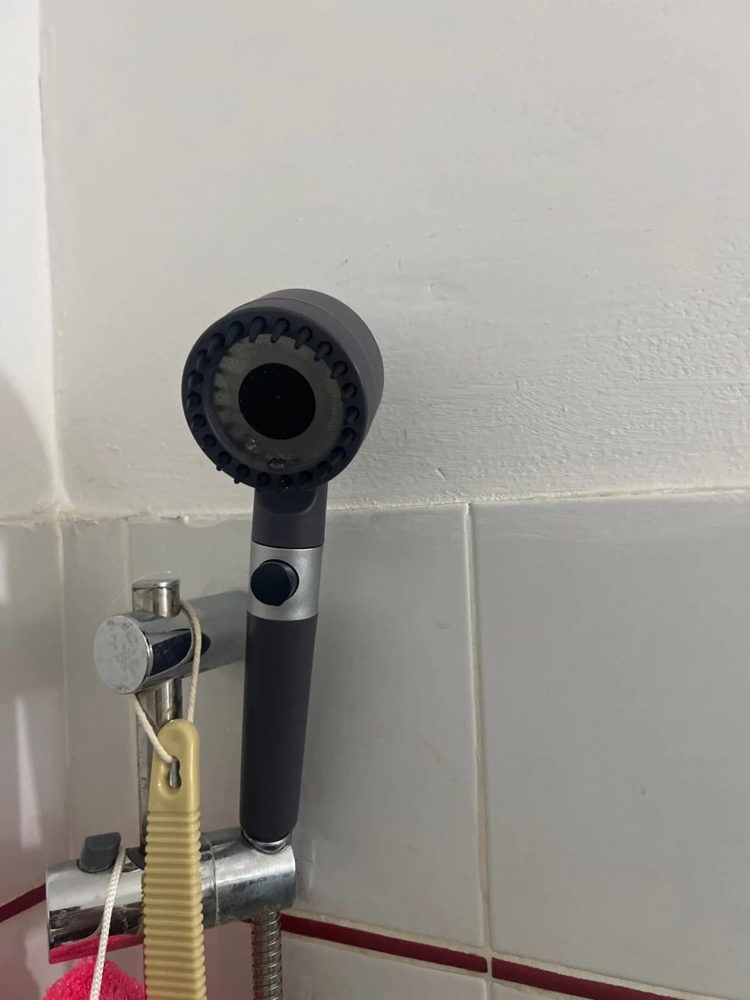 Customer photo review of Cabezal de ducha de alta presión con filtro