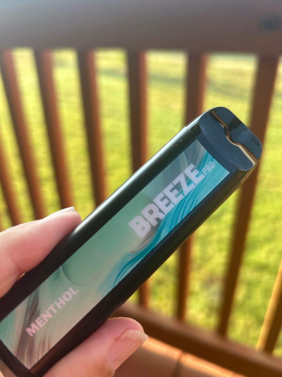 Customer photo review of Breeze Pro Disposable Vape