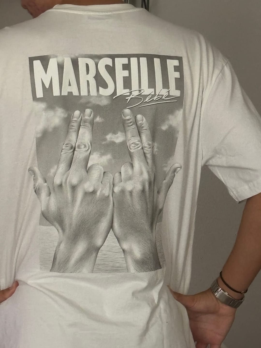 Customer photo review of T-Shirt Marseille Jul blanc