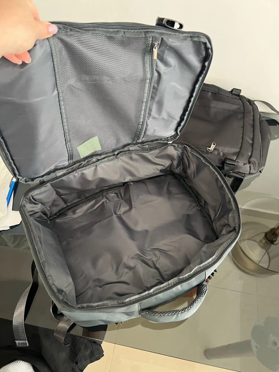 Customer photo review of Mochila Cabine Underseat 40x30x20 cm