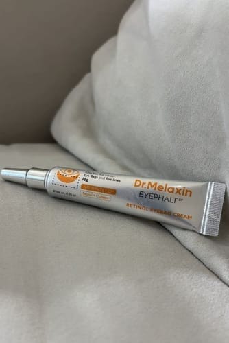 Customer photo review of Retinol Eyebag Cream