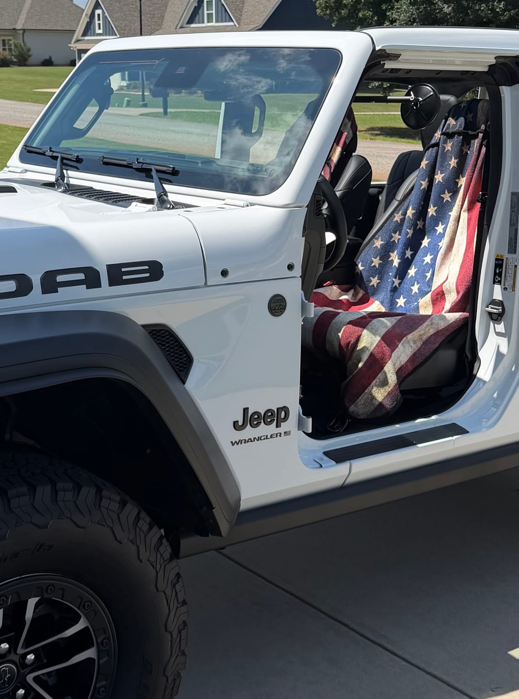 Customer photo review of A-Pillar Side Mirror Set For 2024+ Jeep Wrangler JL & Gladiator - CMM Offroad