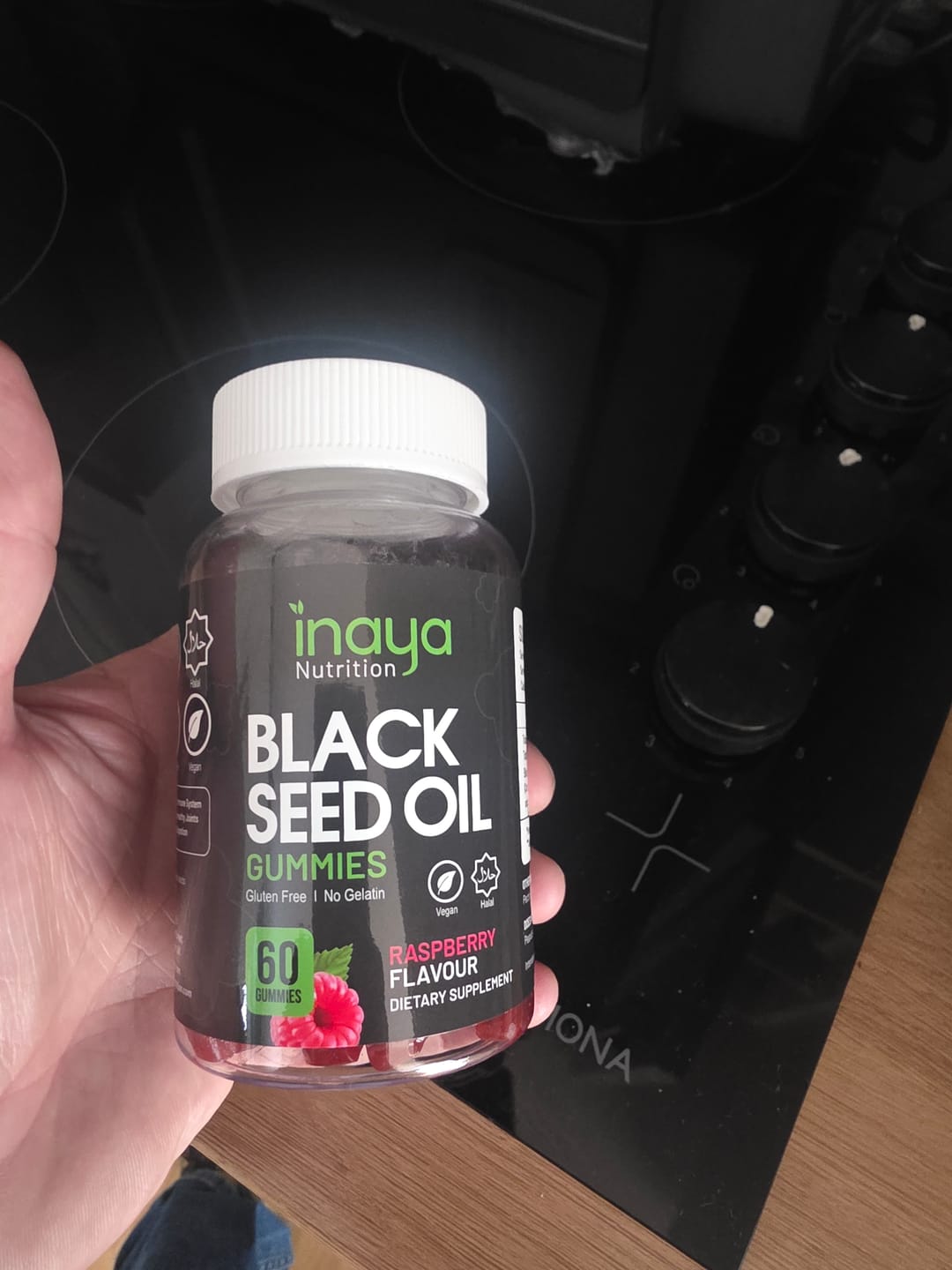 Customer photo review of Black Seed Oil Gummies (Raspberry)