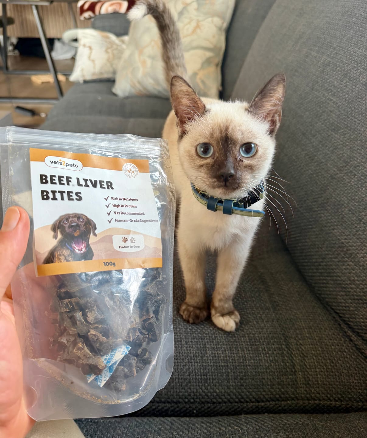 Customer photo review of Human-Grade Beef Liver Treats