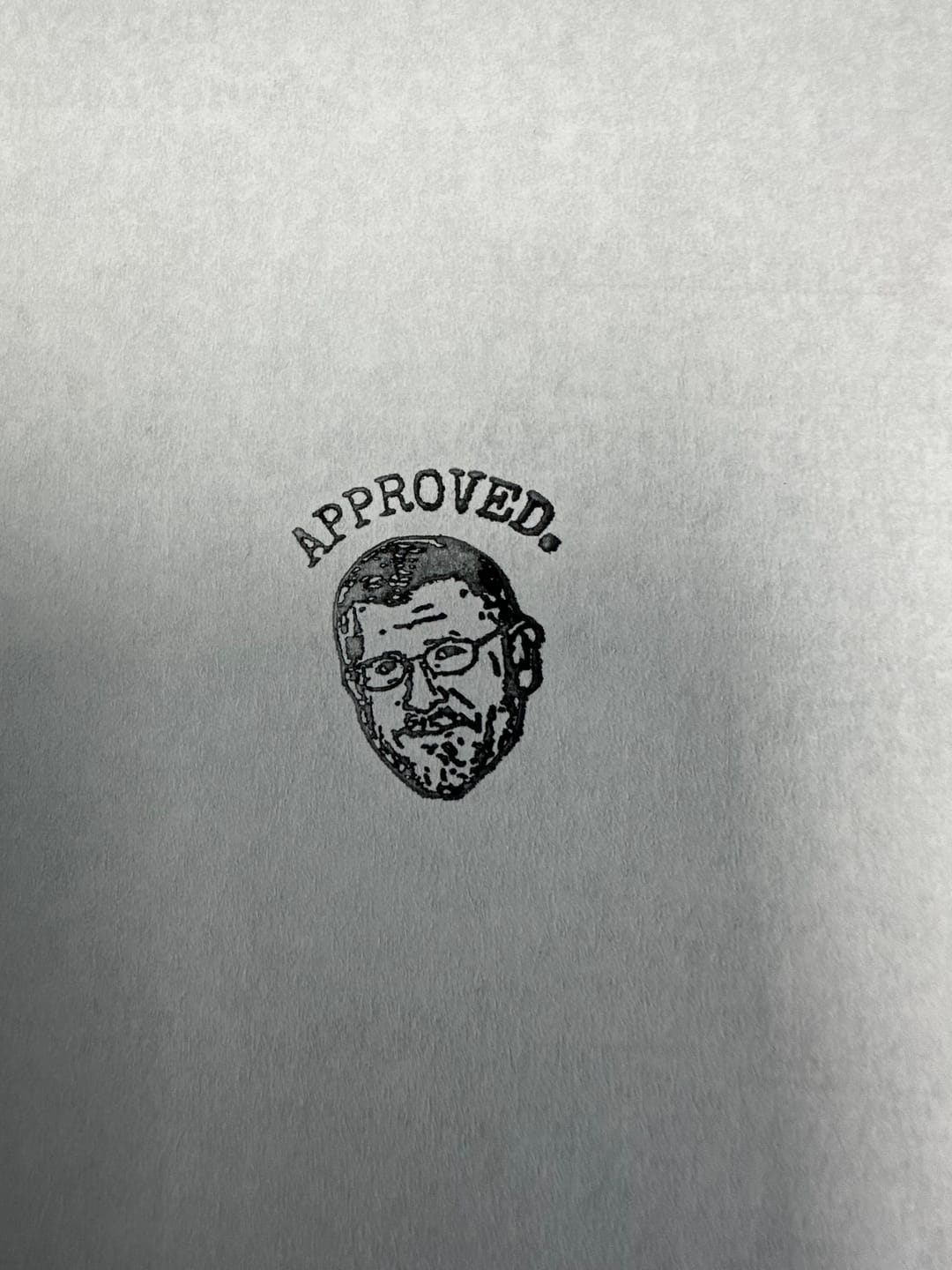 Customer photo review of Face Stamp ¦ Self-Inking Stamp ¦ US