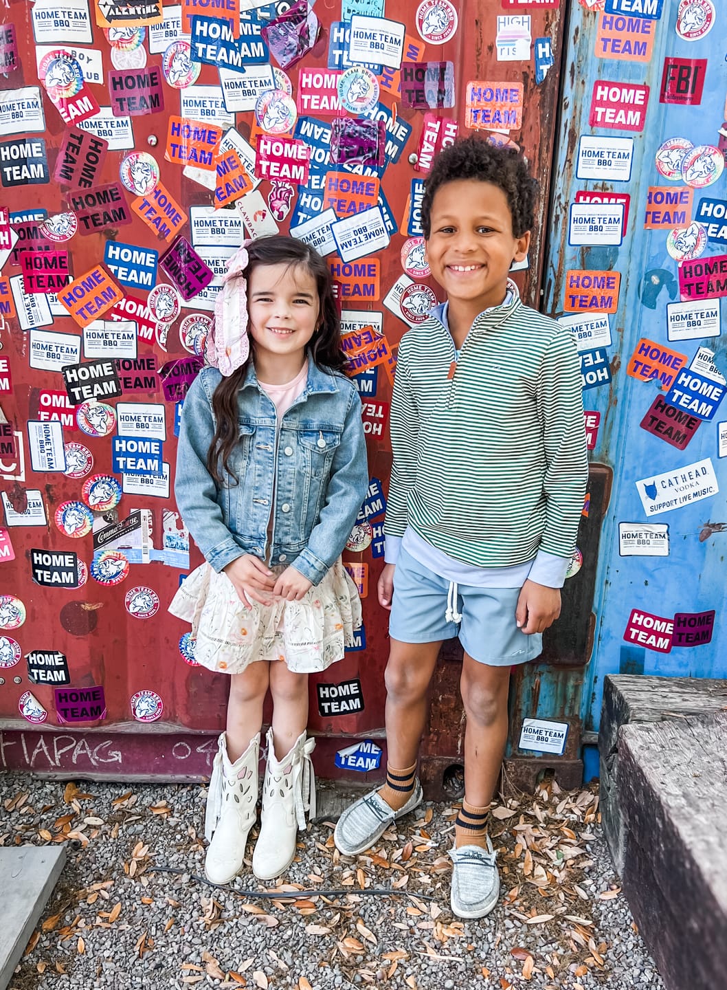 Customer photo review of Sweetheart Bow Cowgirl Boots- Bone