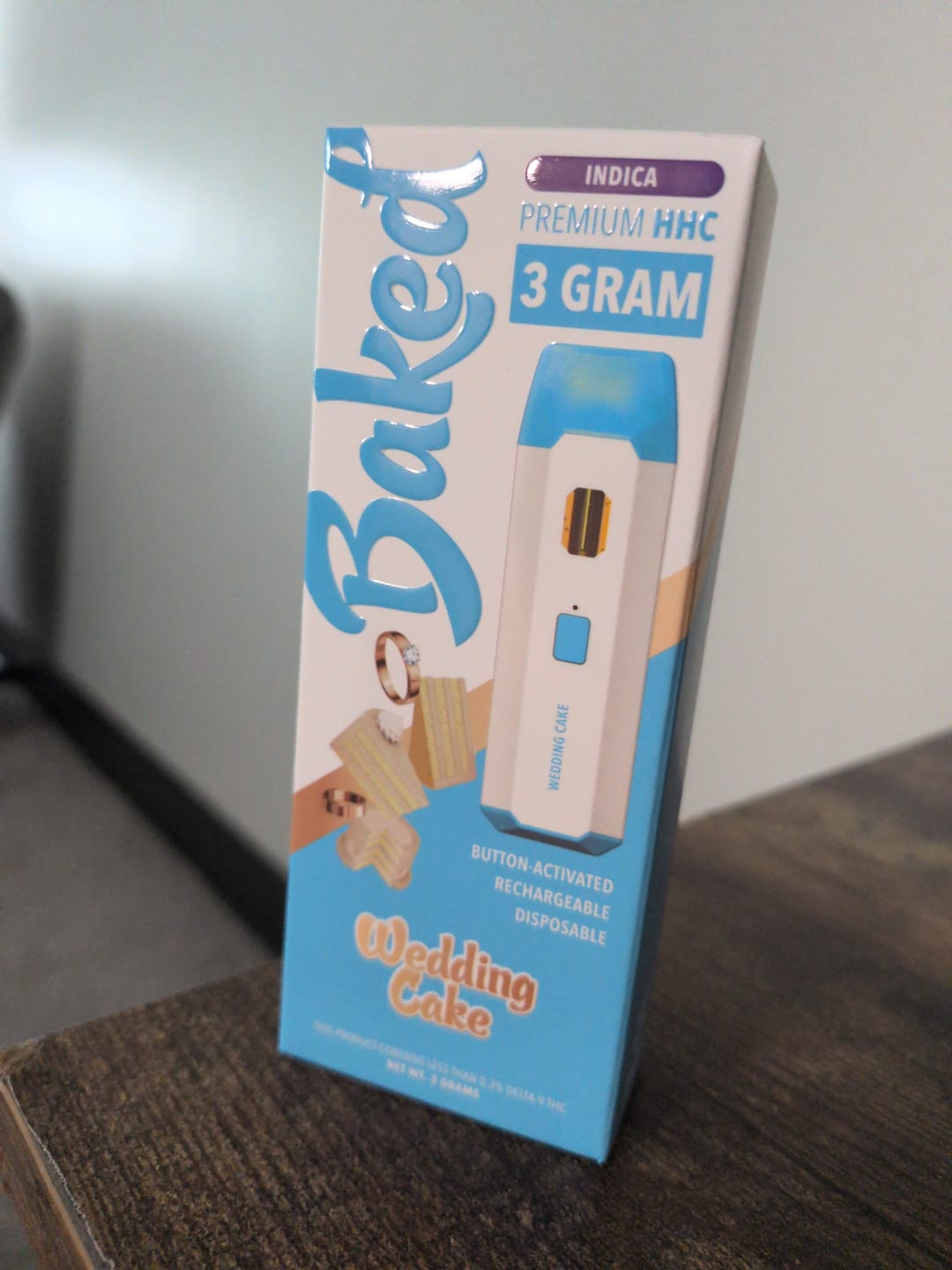 Customer photo review of 3 Gram HHC + THC-P Vape Pen | Strawberry Cheesecake - Indica