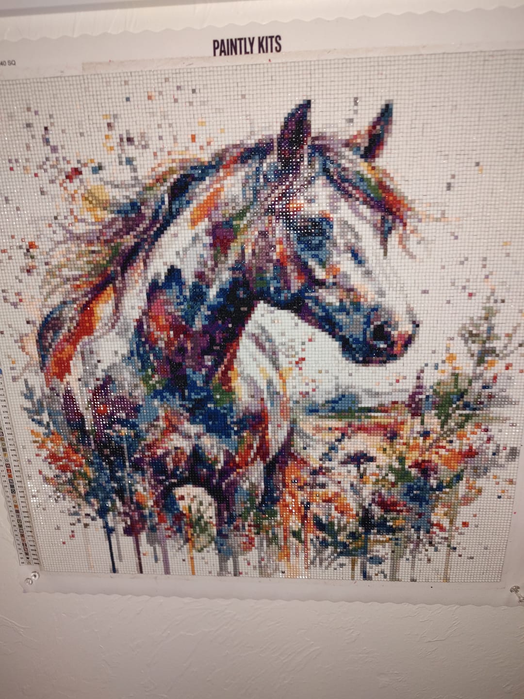Customer photo review of Wildflower Horse (Diamond Painting)