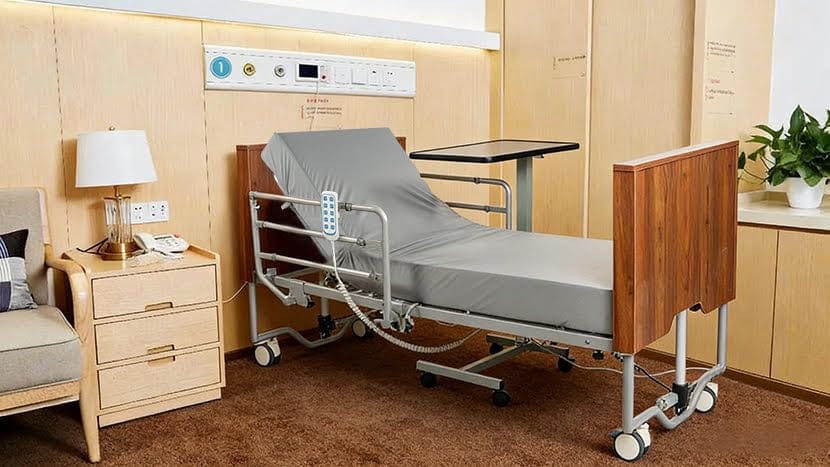 Customer photo review of SLD-A51-425(A2) 5-Function Full Electric Ultra Low Hospital Medical Bed