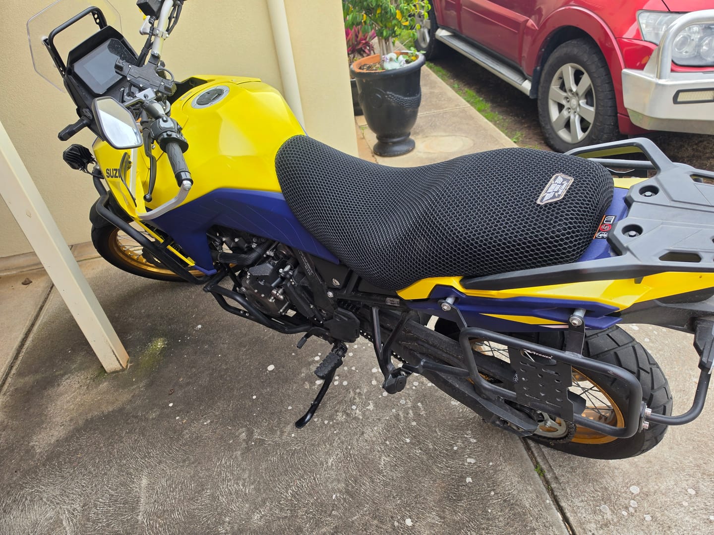Customer photo review of Wind Rider Seat Cover