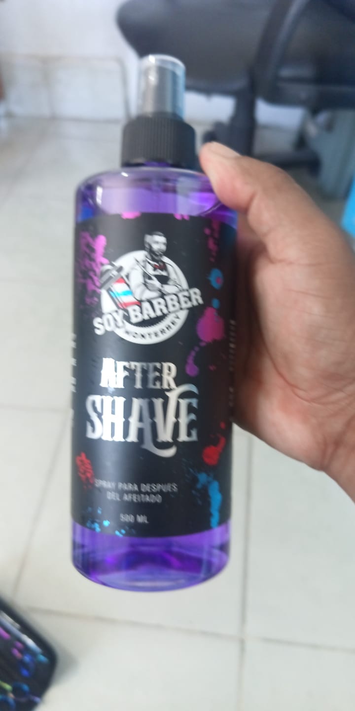 Customer photo review of Soy Barber - After Shave 500 ml