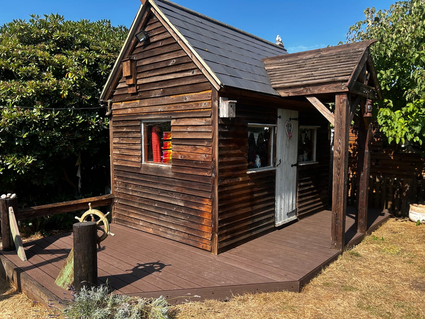 Customer photo review of 3.6M Brown Composite Decking Board