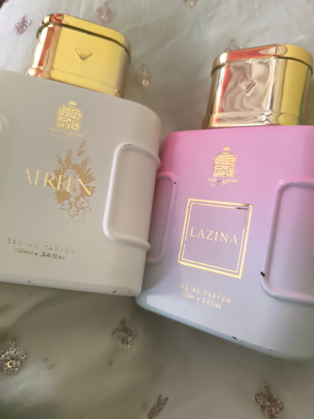 Customer photo review of Lazina And Afreen Woman Perfume Spray 100 Ml Each
