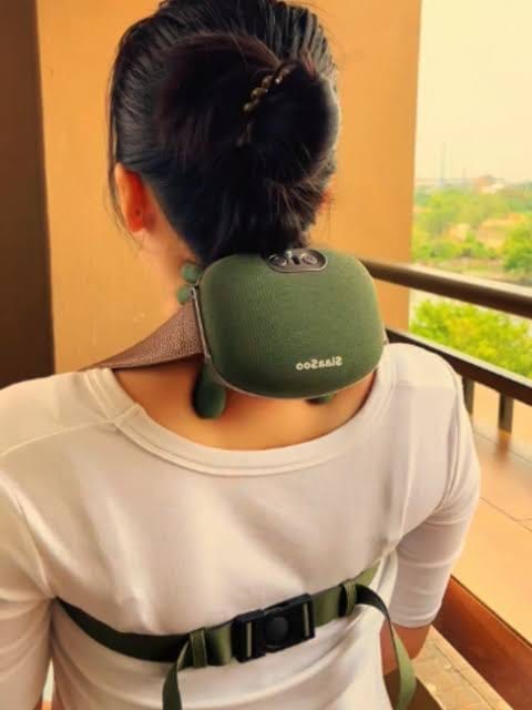 Customer photo review of Masajeador Cervical 3D Biónico