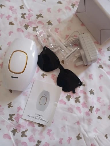 Customer photo review of Depiladora Laser IPL
