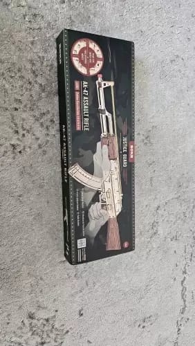 Customer photo review of ROKR AK-47 Assault Rifle Toy Gun 3D Wooden Puzzle