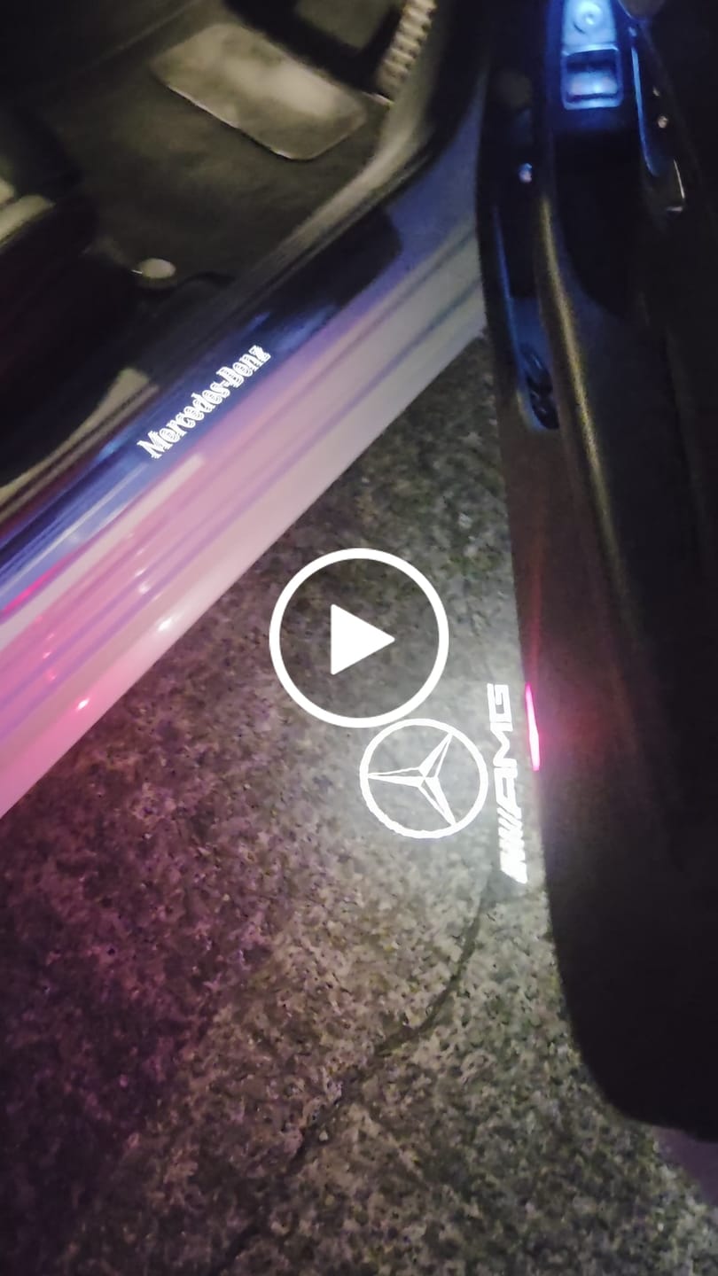 Customer video review of MERCEDES DOOR LIGHTS