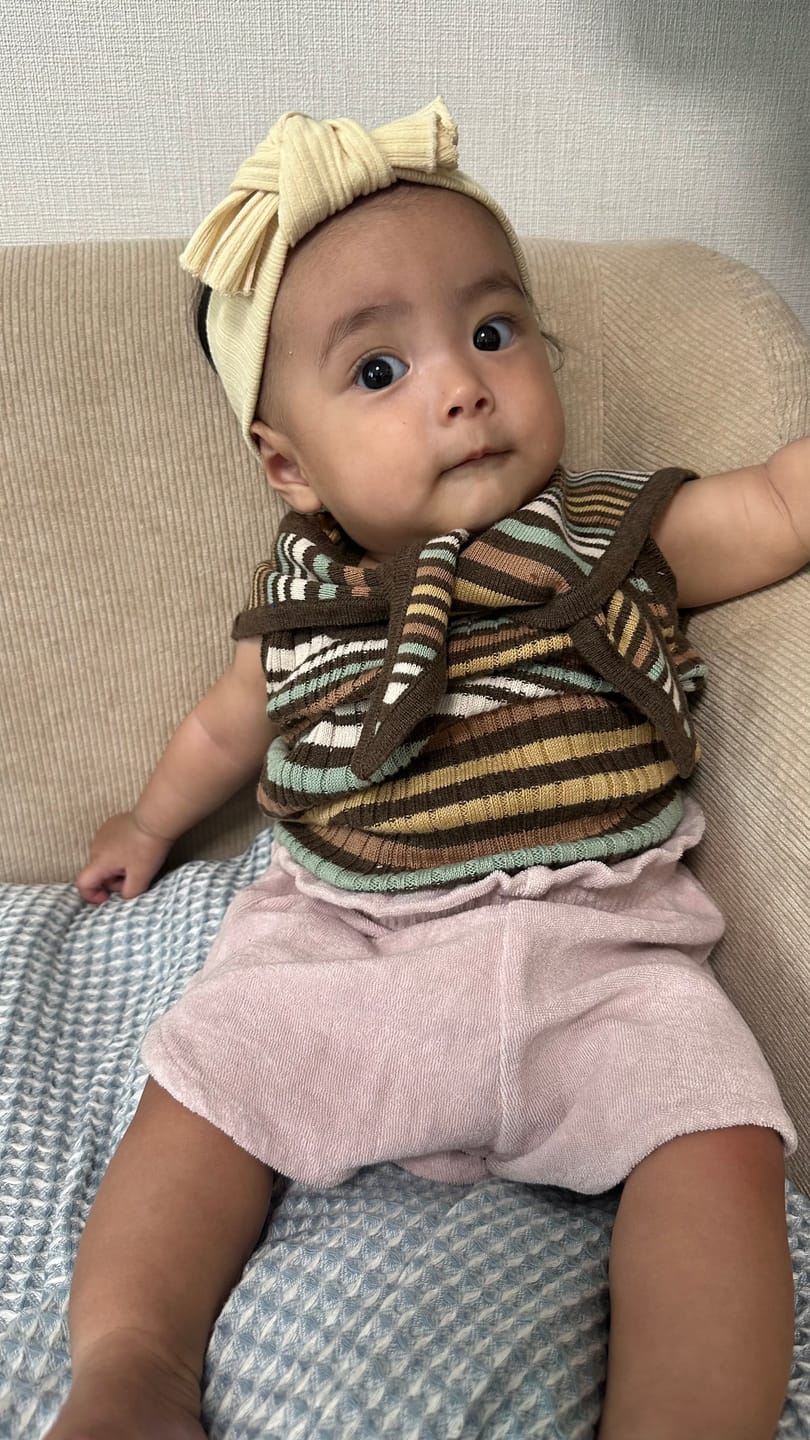 Customer photo review of 【MABLI】CARAVAN NECKTIE - TREE HOUSE STRIPE