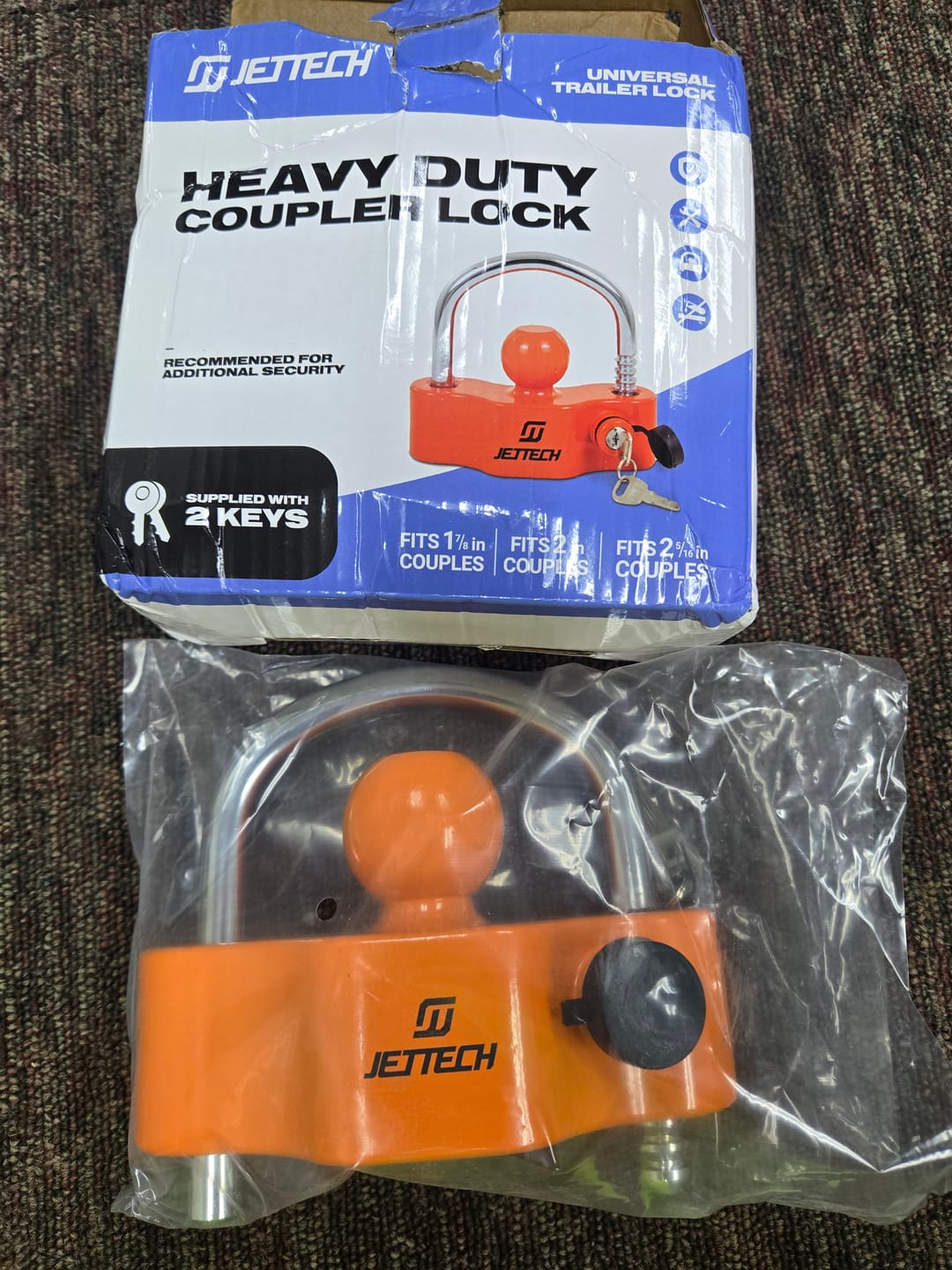 Customer photo review of JET TECH PWC TRAILER LOCK