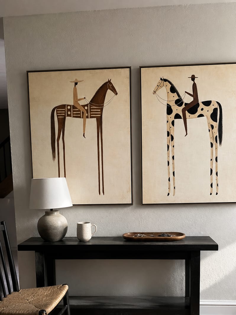 Customer photo review of Vintage Americana Art｜Prairie Pair