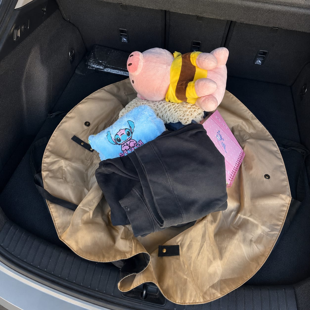Customer photo review of Bolso de Pañales Plegable